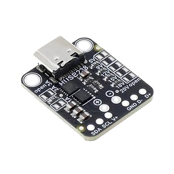 HUSB238 Deception Module 5V / 9V / 12V / 15V / 18V / 20V Adjustable IIC Control Fixed Output Type C Adapter Set Power Supply