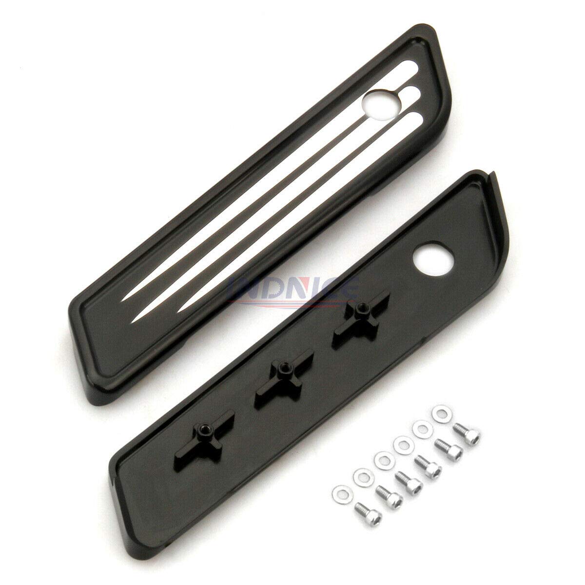 1350] Chrome Diamond Cut Saddlebag Latch Cover Set Of 2, Fits 2014 To 2023 - JH CHOPPERS LLC - View #12