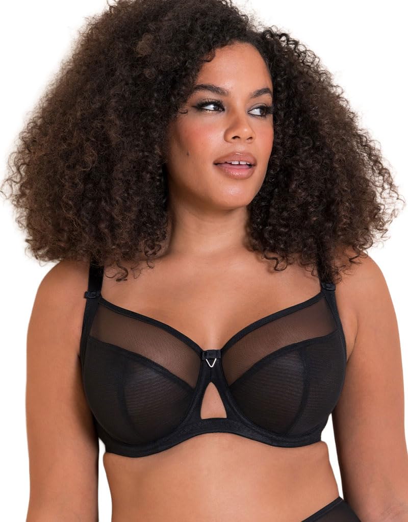 Curvy Kate Victory Balconette Bra, Black, Size 32, Women