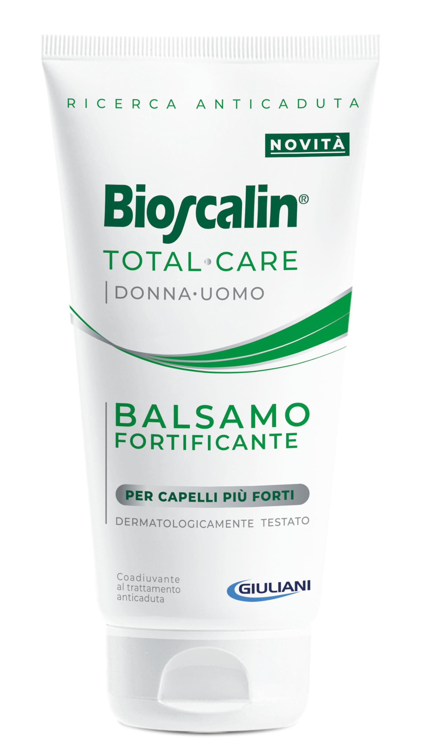 Bioscalin TOTAL•CARE Balsamo Fortificante per Capelli più Forti, Nutre e Protegge i Capelli, con Bambù, Gynostemma e Zinco, Senza Parabeni, 150ml