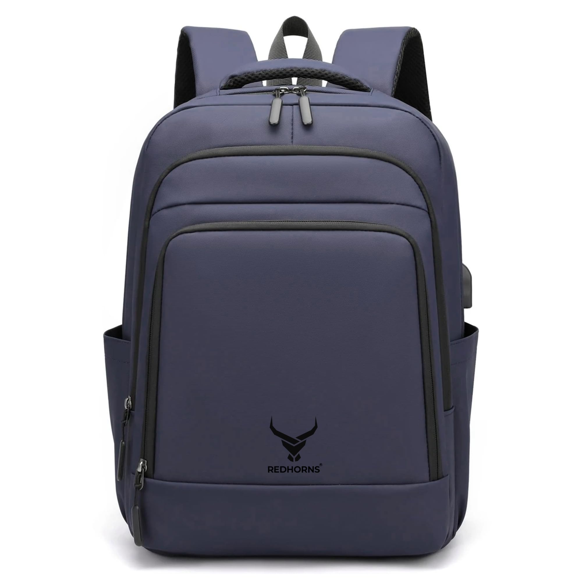 REDHORNS Waterproof 15.6-Inch Laptop Backpack for Men, Women with USB Port, Unisex Design Anti-Theft Laptop Bag for Office, School, Collage, Travel (Blue) (B0D5DM59MD) Amazon Price History, Amazon Price Tracker