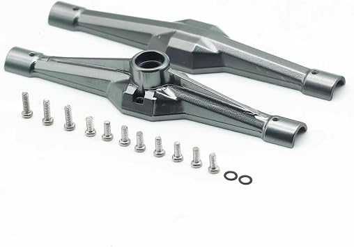 RC car Components Compatible with Orlandoo Hunter OH32X02 RC Car Upgrade Parts Modification Replacement Accessories Metal Rear Axle HousingGray