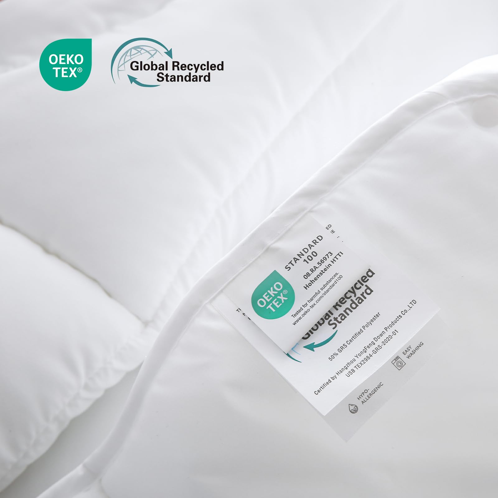DWR Piumino Letto Singolo 4 Stagioni in Microfibra e Lyocell Naturale, Piumino Estivo + Piumino Primaverile = Piumino Singolo Invernale con Bottoni, OEKO-TEX 100 (2 Piumini, 220x155)
