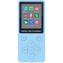 MP3 MP4 Player, Multifunctional MP3 Player for Outdoor Activities Blue