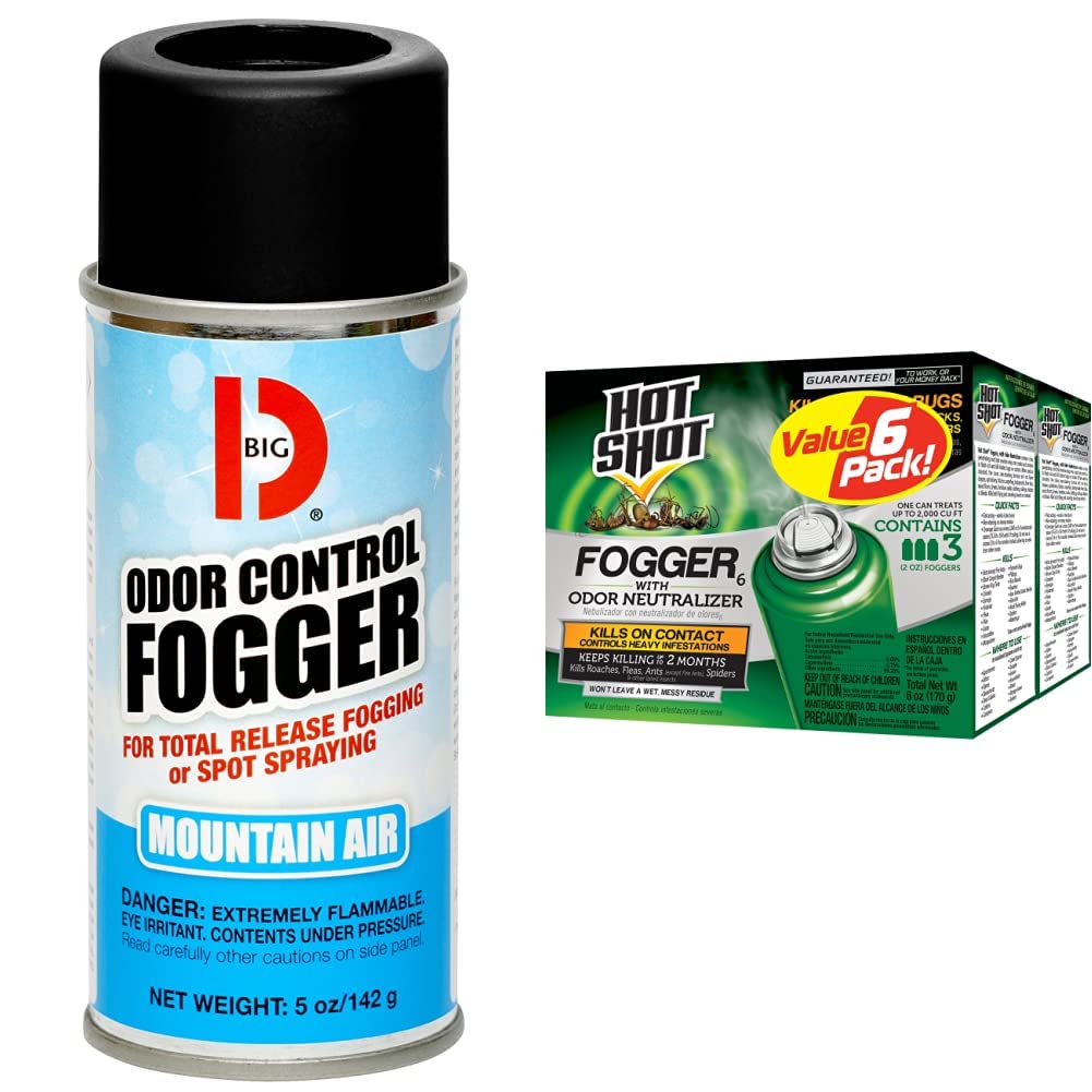 Big D 344 Odor Control Fogger, Mountain Air FragranceKills