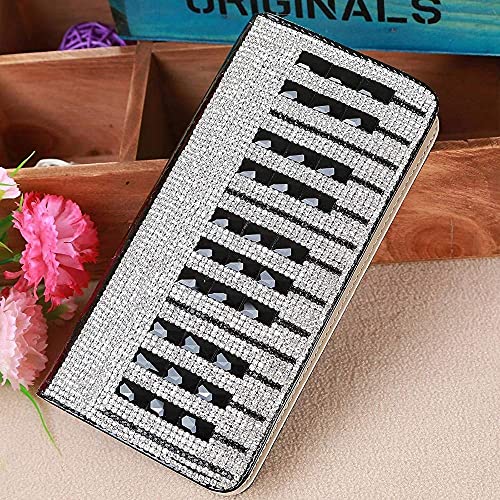 Image of Diy Crafts 13474 20 Yards Crystal Rhinestone Close Chain Trimming Claw Chain, Crystal Beads Silver 20 Yards, #2, Pack of 20 Yards (Multicolor)