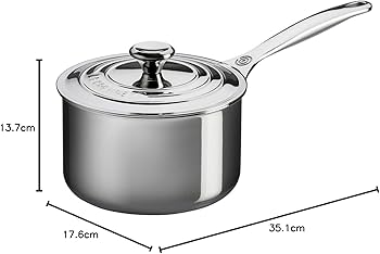 Amazon | Le Creuset 3層ステンレススチールソースパン 2クォート | Le