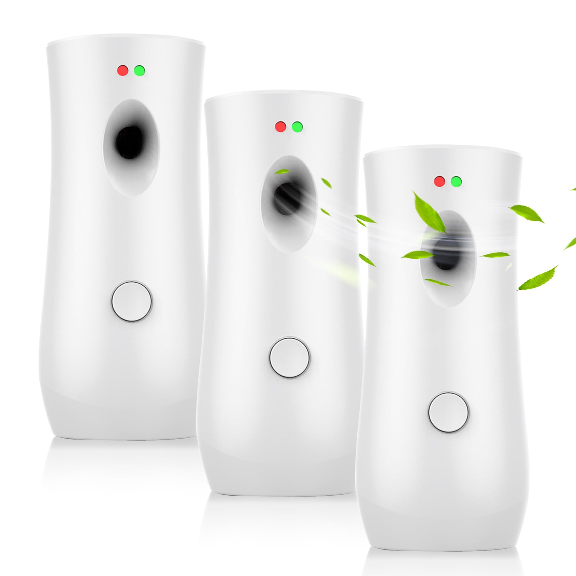 BINEDHEI (3-Pack) Automatic Fragrance Dispenser Wall-mounted Aerosol Spray Air Freshener for Hotels, Home, Indoor, Offices, Schools, Restaurants,