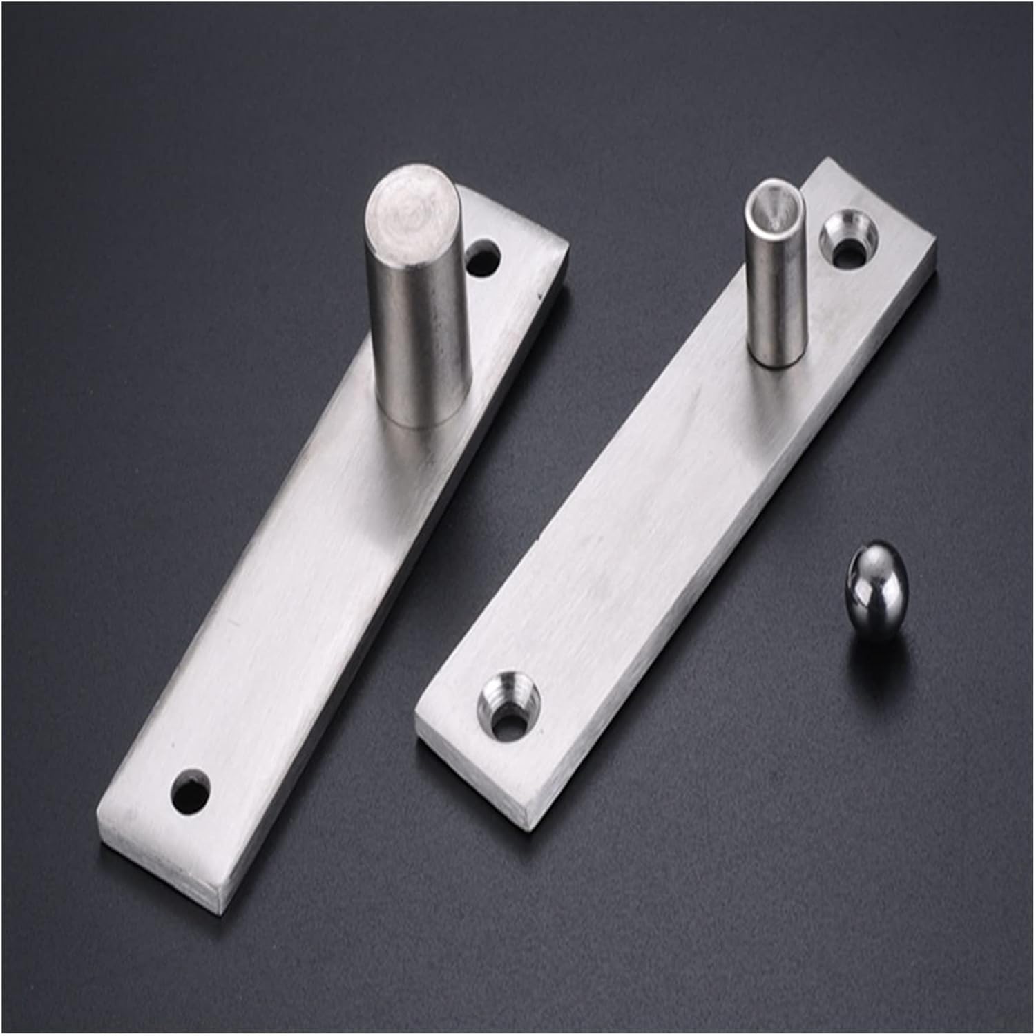 SBTRKT Stainless Steel Pivot Heavy Duty 360-degree Rotating Shaft Wooden Door Hinge Shaft Positioning Door Shaft Hidden Axis