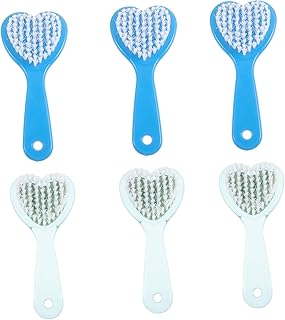 FOMIYES Pedicure Foot File 6pcs Foot File Pedicure Tools for Feet Hand Scrubber Nursing Scraper Feet Removal Heart Shaped Pedicure Remover Pedicure Rasp Foot Rasp with Brush
