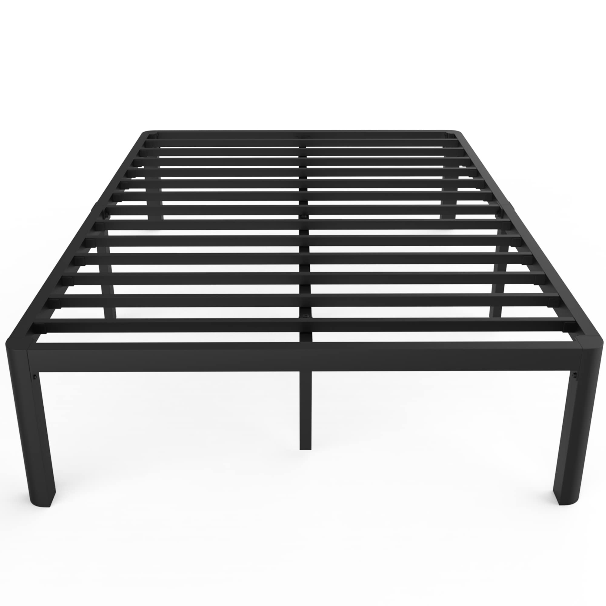 MAF 14 Inch Queen Metal Platform Bed Frame with Round Corner Legs, 3000