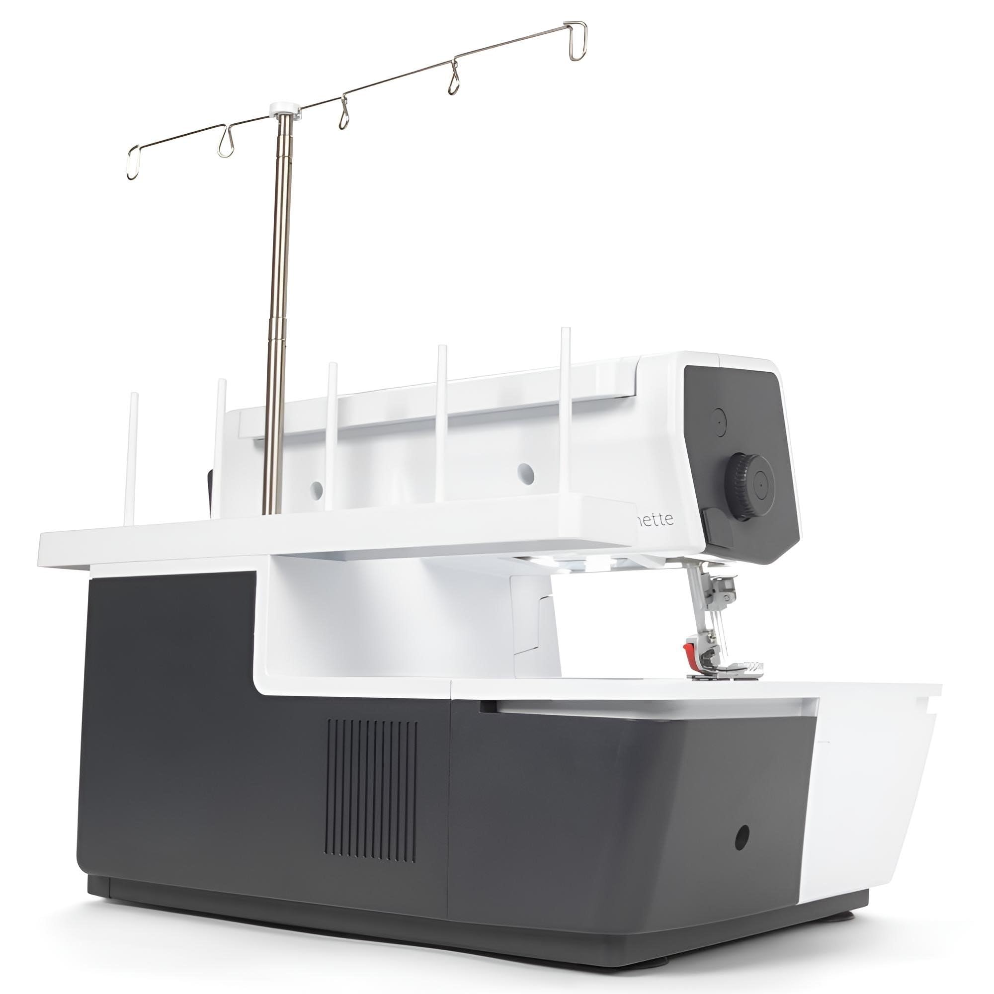 Bernette B68 overlock y punto de cobertura enhebrado automático