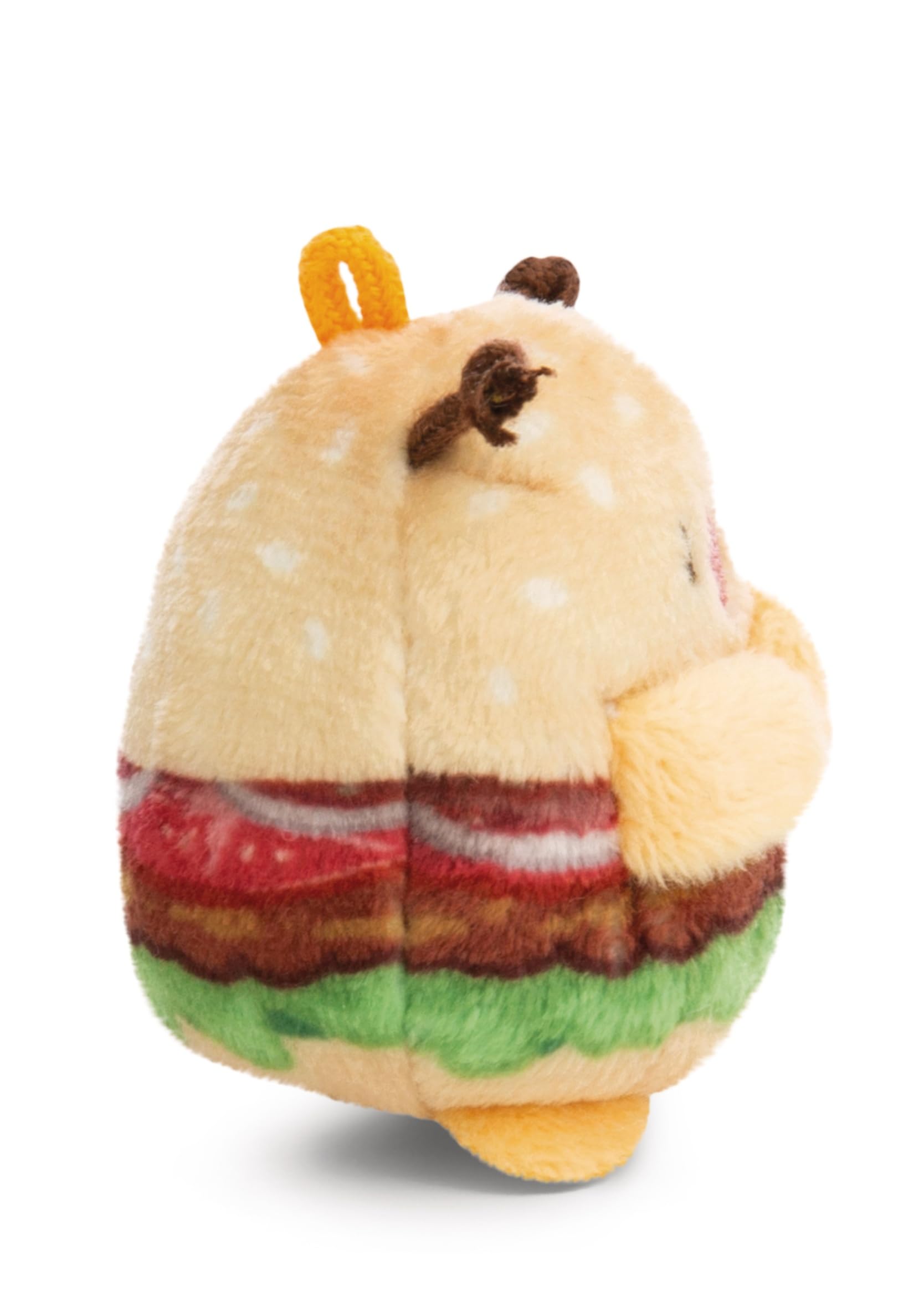 NICI My Mochi Cuddly Toy Ladybird Dozz Hamburger 5 cm Beige - Soft