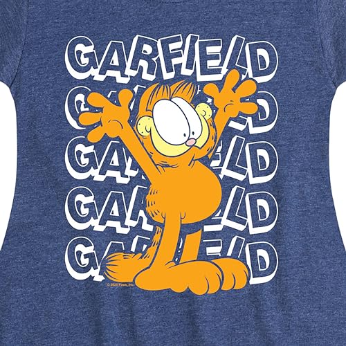 HYBRID APPAREL - Garfield - Garfield Repeated - Toddler & Youth Girls Fit & Flare Dress3