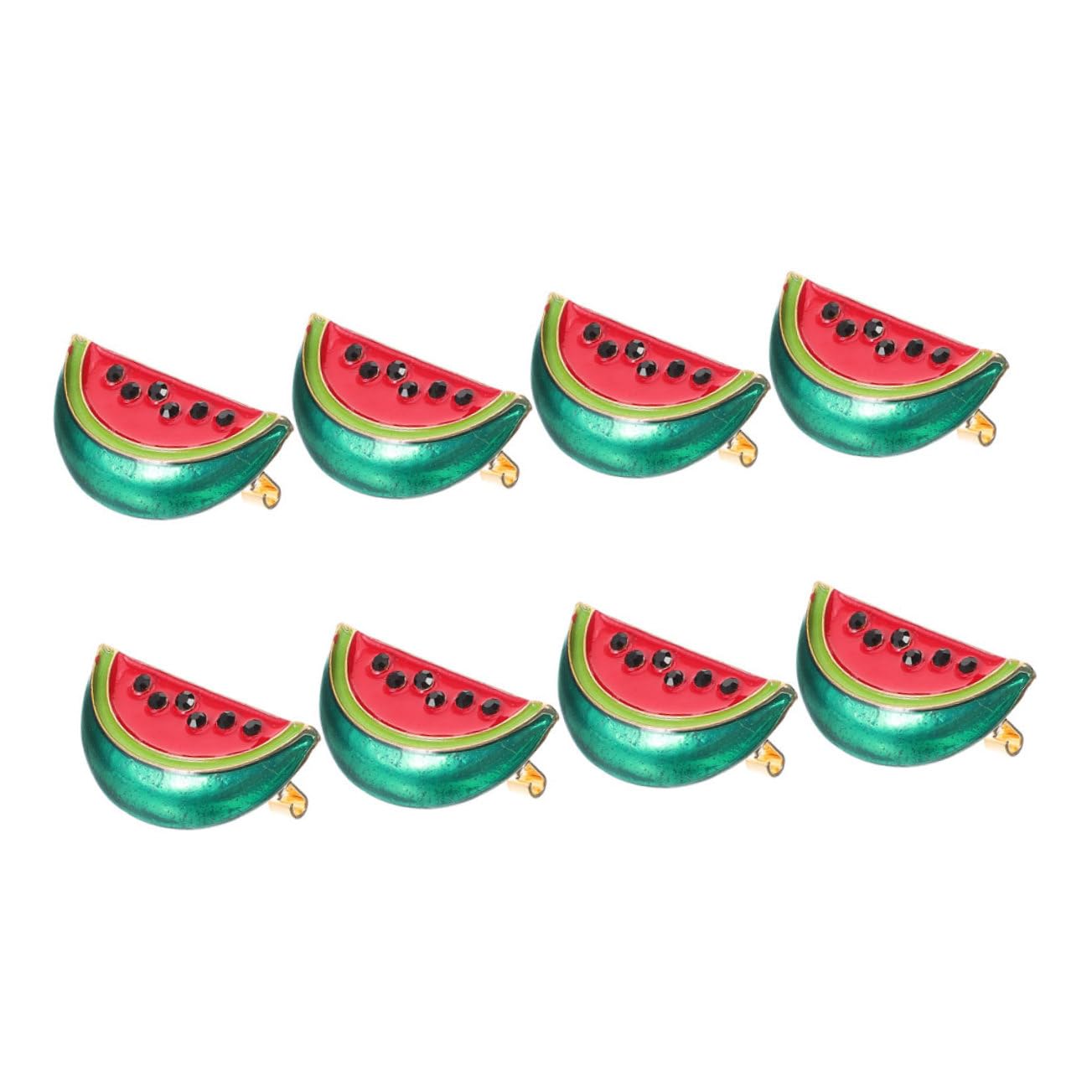 32 Stk Wassermelonenbrosche modeschmuck damen accessoires Schal Clip Cardigan-Clip Anstecknadel für Kleidung Wäscheklammern Hemdkragenclip Cartoon-Wassermelonen-Brosche
