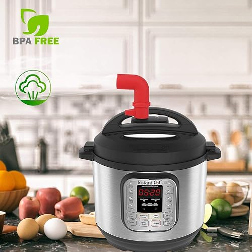Miniatura 5 de Accesorio desviador de vapor para olla a presión, silicona apta para alimentos, accesorio de liberación de vapor para modelos Instant Pot DuoDuo