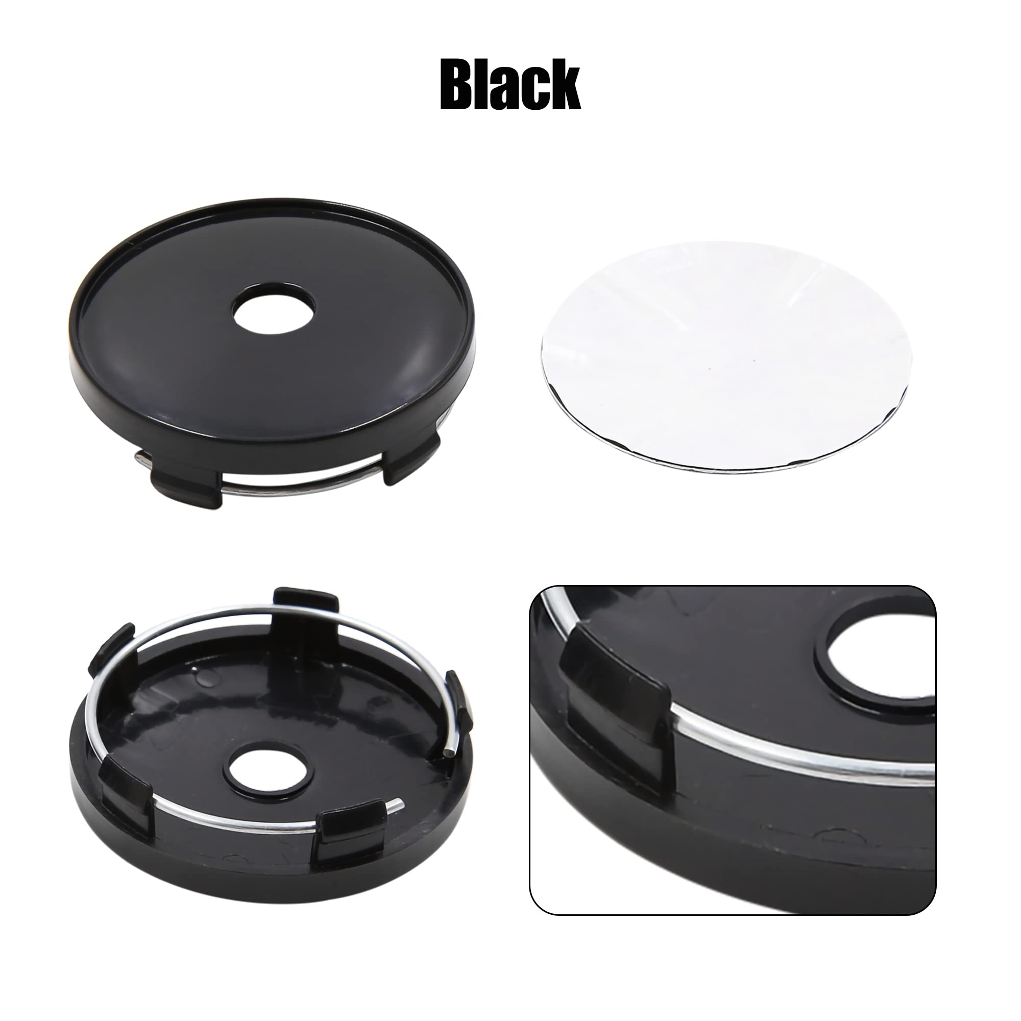 Lot De 4 Centre De Roue Cache Moyeu Remplacement Pour Toyota 62mm A270