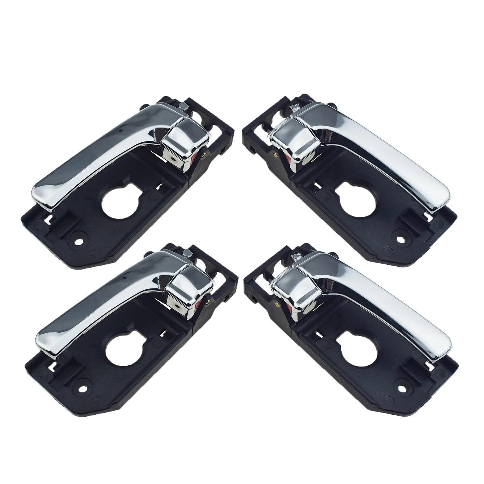 KMAGE Interior Door Handle Chrome Left Right Side Interior Door Handle 82610-4D010 82620-4D010 for Kia for Sedona for Carnival(1 Set)