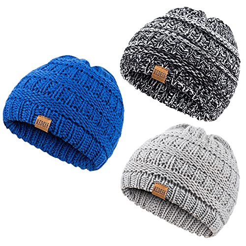 REDESS Baby Winter Warm Beanies, Baby Beanie Knitting Hat Girl Boy Cover