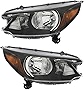 For Honda CRV Headlights Lamps Set 2012 2013 2014 Halogen Driver and Passenger Side
