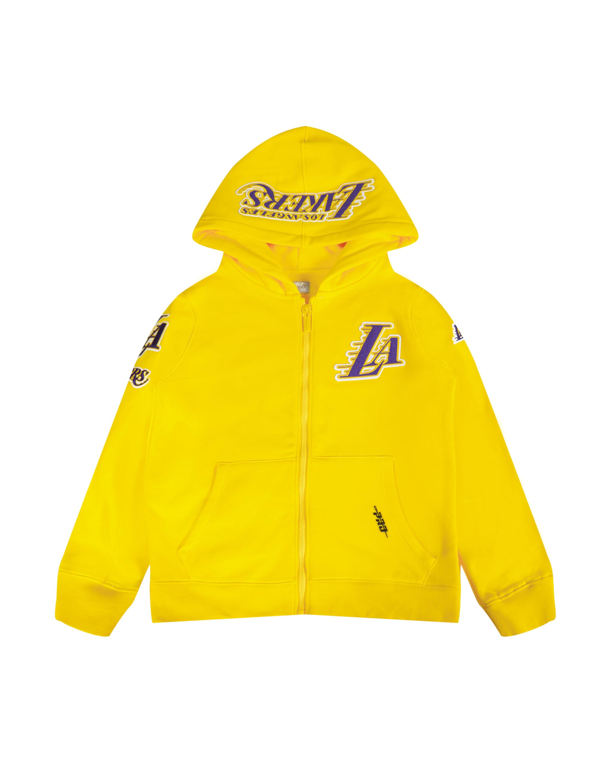 Sudadera con Capucha Pro Standard NBA Tejido Chenille Premium Amarillo Niño S 8