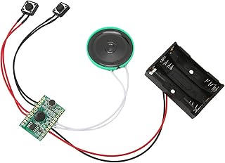 Módulo de reprodução de gravação de voz de som DIY – 4 minutos de reprodução em loop play chip de cartão de felicitações DIY para caixa de presente de aniversário, cartões de Natal, brinquedos infantis