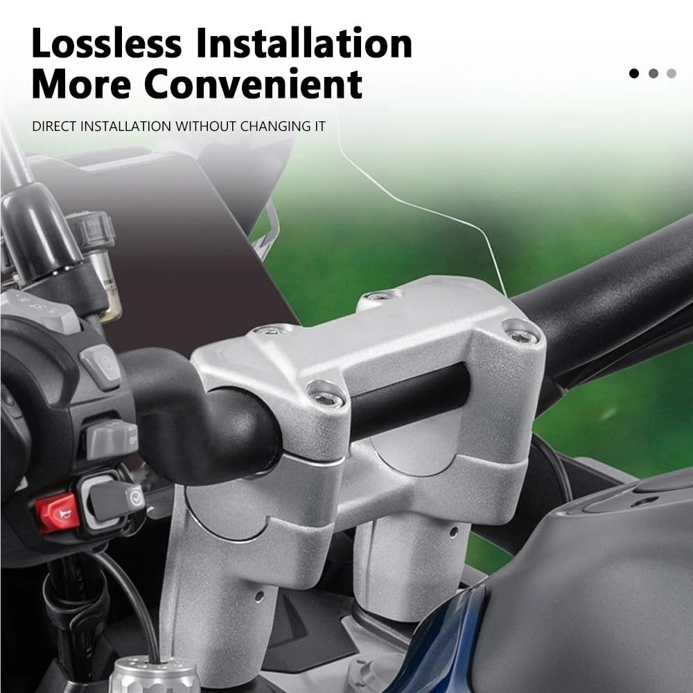 Staffa Riser Manubrio Per Tiger1200 Per Tiger 1200 GT Pro 2023 | Accessori Moto Per Tiger1200 Per Tiger 1200 GT Pro 2023 2024 Per TIGER PRO Manubrio Riser Move Mount