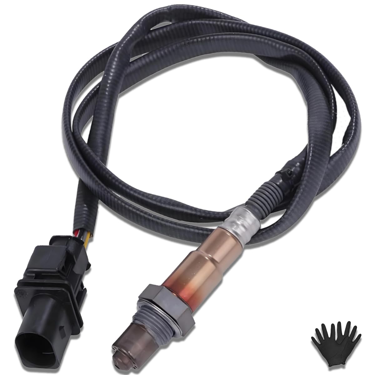 ZAMDOE 0258017025 Sonde Lambda pour BMW 1 3 5 6 E81 E87 E82 E90 E93 E92 E91 F33 F83 F32 F82 E60 F10 E61 F11 E63 E64 E65 E66 E67 pour Mini R55 R56 R57 R58 R59 O2 Sonde d'oxygène des gaz d'échappement