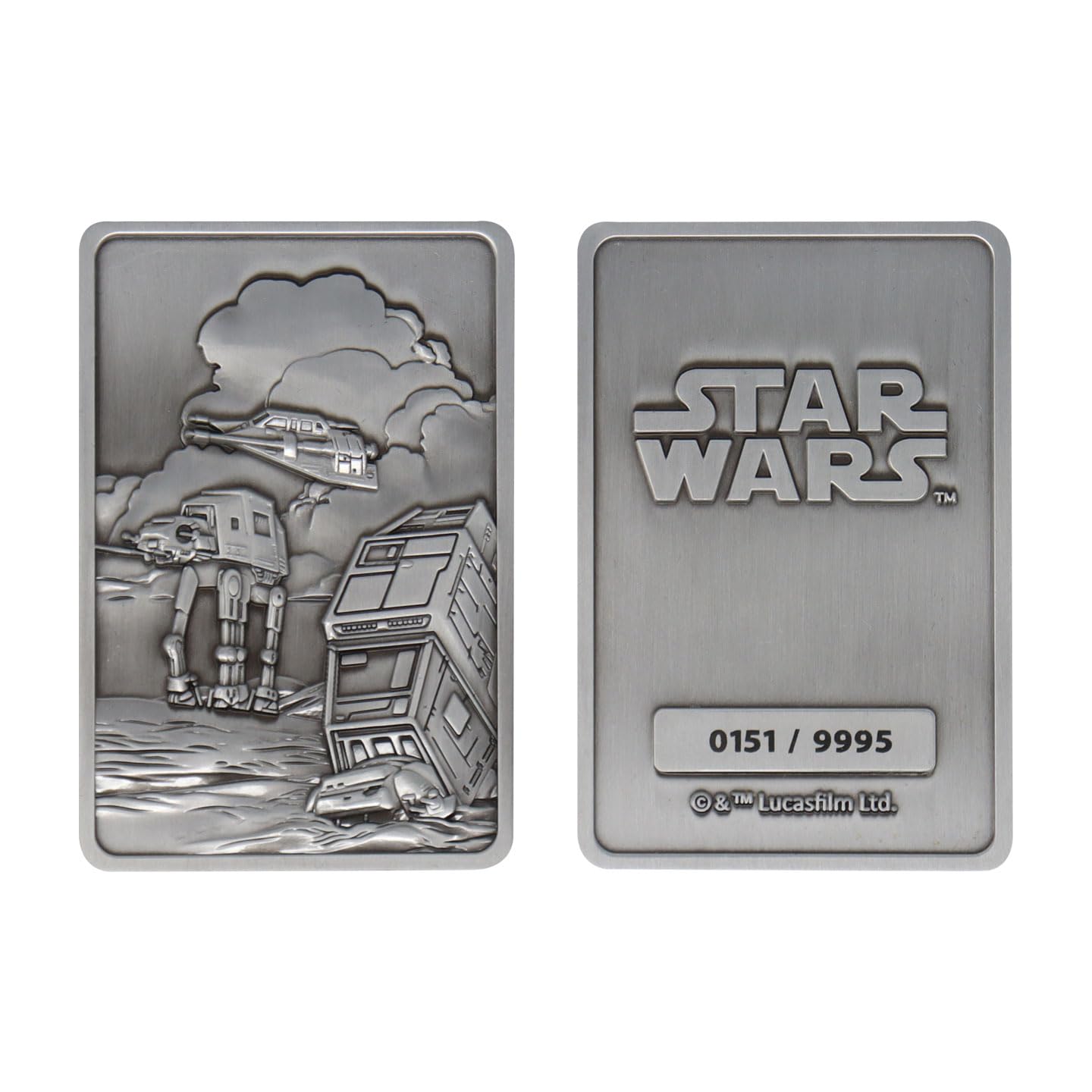 Star Wars Battle for Hoth Collectible Metal Ingot โ Limited Edition Official Display Piece โ Sci-Fi Fan Memorabilia โ Premium Gift for Collectors