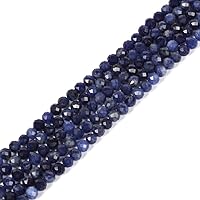 Vista 20 de Cuentas Redondas Facetadas de Ópalo Verde de 4 mm Sueltas de 16 Pulgadas para Hacer Joyas