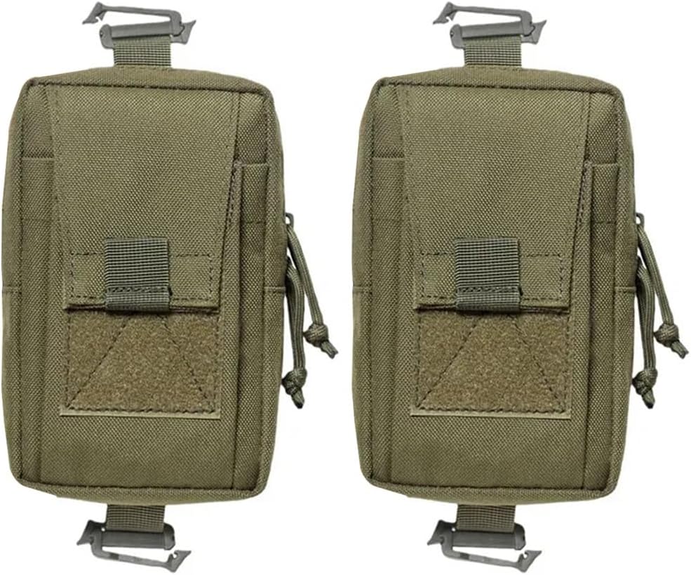 Universal Tactical Molle Pouch, Compact Admin Shoulder Bag, Adjustable Duty Belt Accessories, Magazine Bag for Outdoor Sports, Versatile Walkie Talkie Holder Carrier
