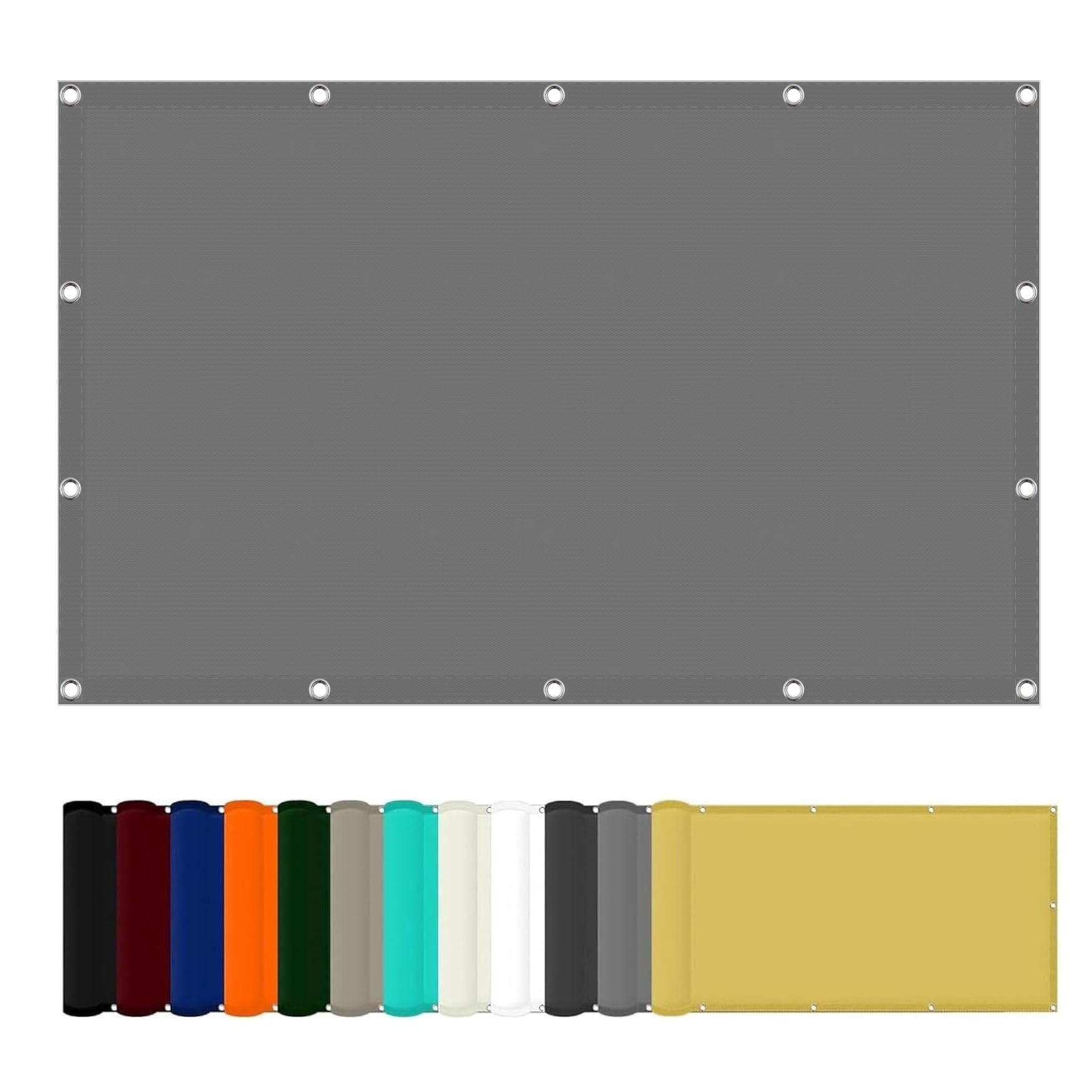 Voile d'ombrage pour stopper la chaleur sur le balcon avec une installation facile