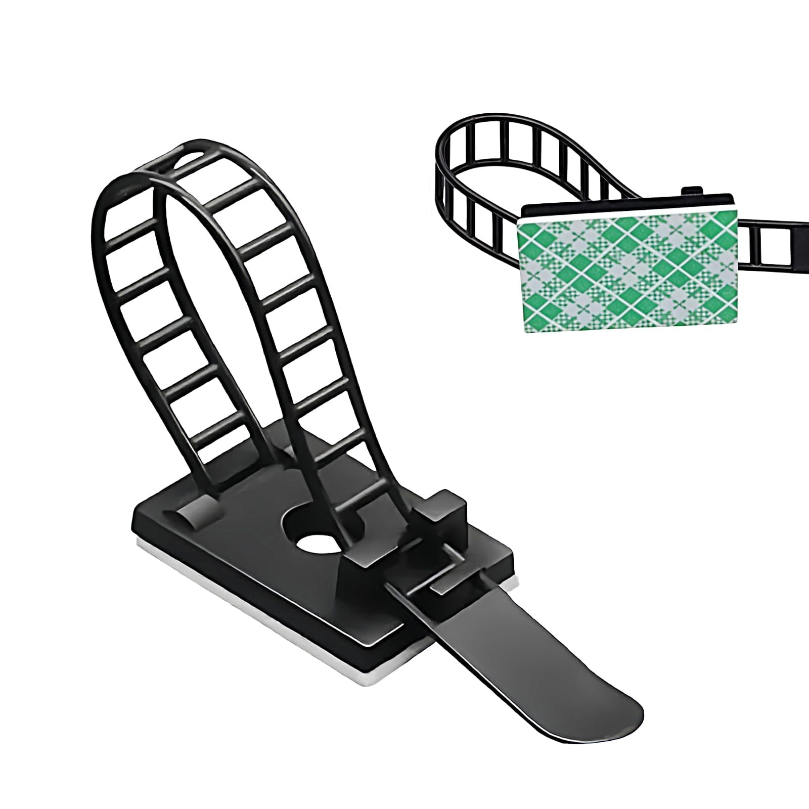 25-Piece Cable Organisers, Wire Clips for Desk Cable Management, Self Adhesive Cord Organiser for Home Office and Gaming Setup-picture-12