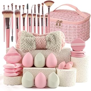 Kit completo de maquillaje - Brochas de maqui...