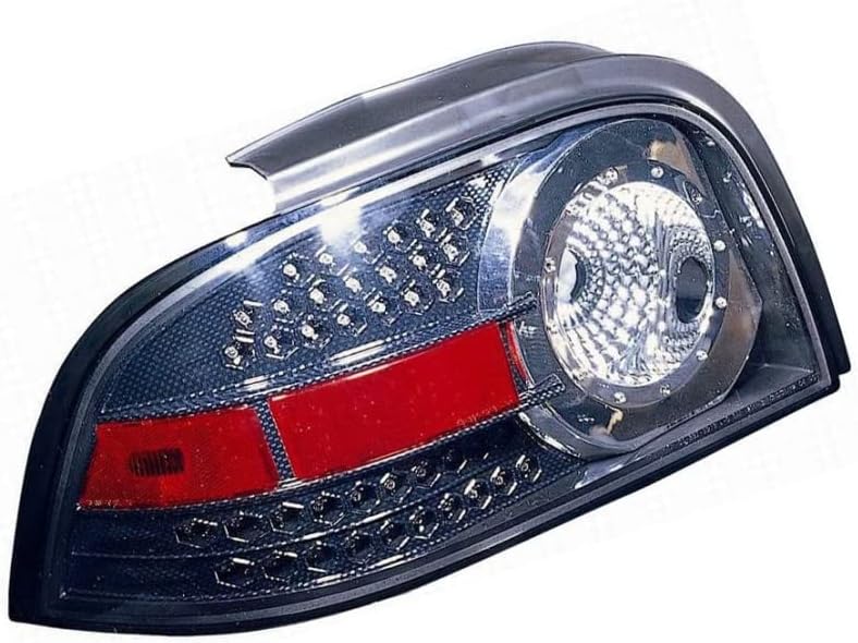 For Ford Mustang 1996-1998 Tail Light LED Chrome Finish Pair Driver and Passenger Side FO2811174