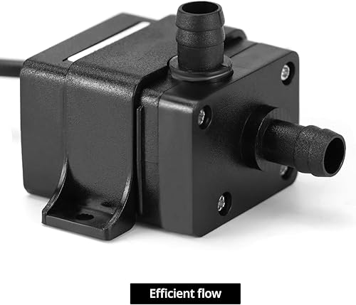 Miniatura 5 de QWORK Bomba de agua de 12 V CC, motor sumergible sin escobillas, ultra silenciosa, 240 LH, cabezal de 9.8 pies, impermeable, para estanque, acuario,