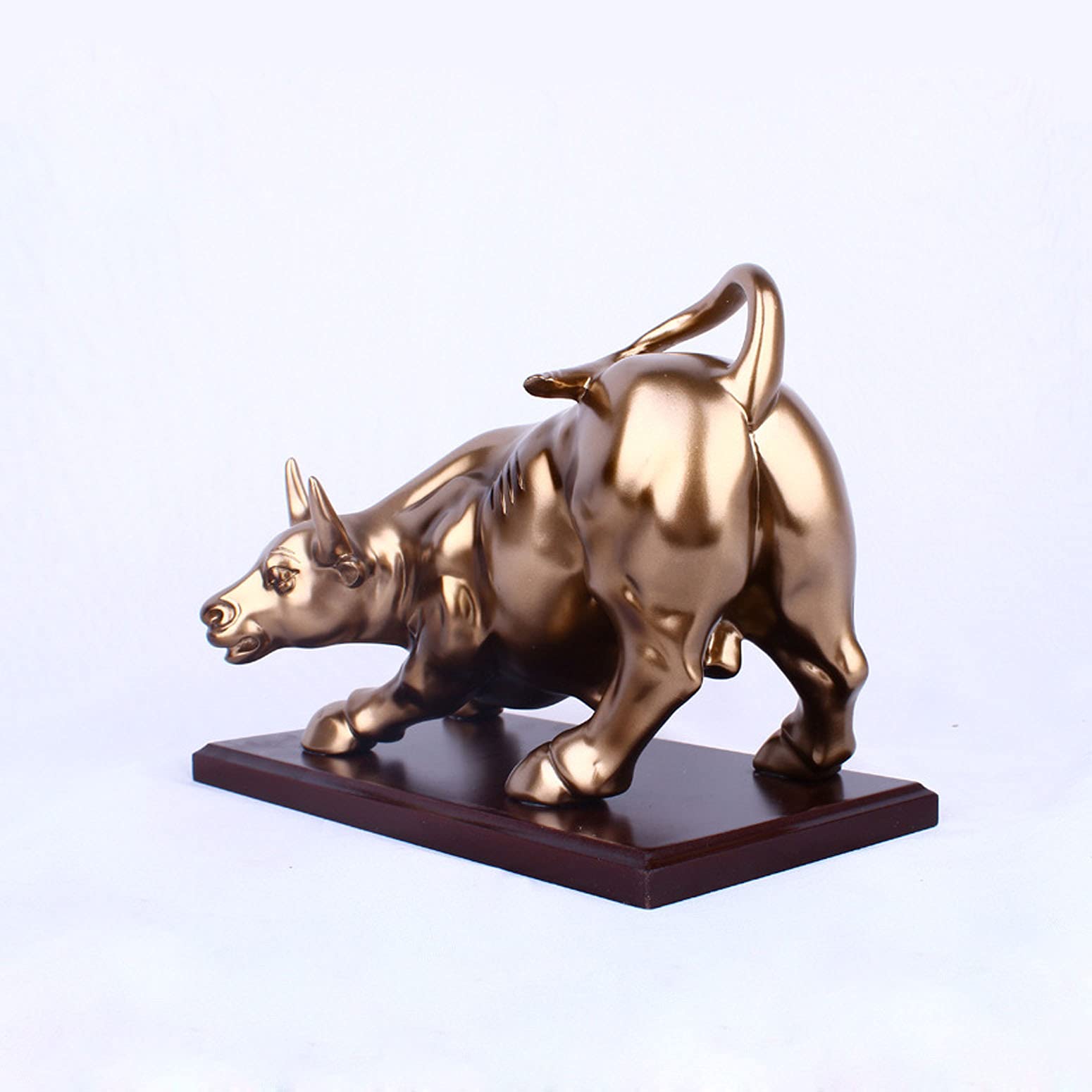 Bulle figur statue deko, stier figur,Abstrakte Tier Skulptur, Stier Harz Dekoration Tier Skulptur, repräsentiert viel Glück der Karriere und Reichtum,für Home Office Schreibtisch Geschenk Dekor.