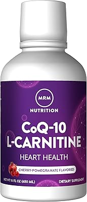 MRM Nutrition CoQ-10 L-Carnitine Liquid | Cherry Martinique