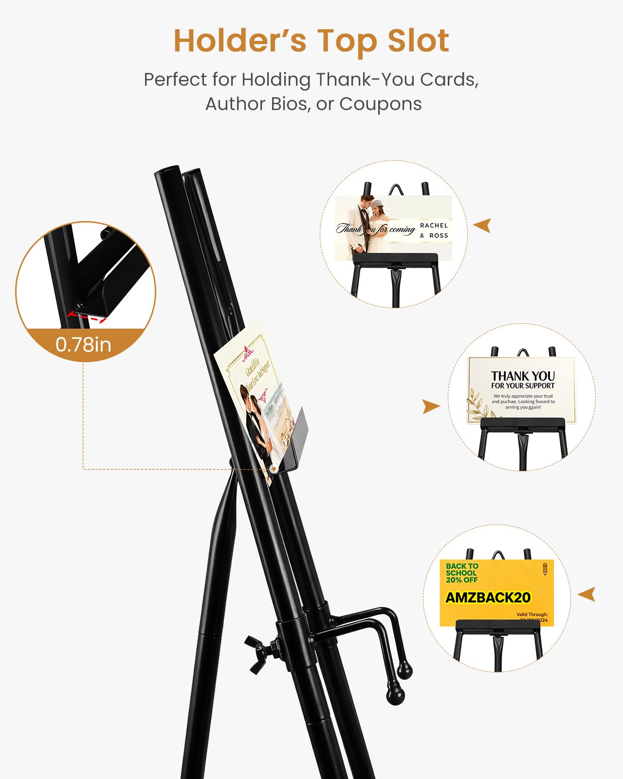 Amazon.co.jp: Victawks イーゼルスタンド、ディスプレイ用メタル