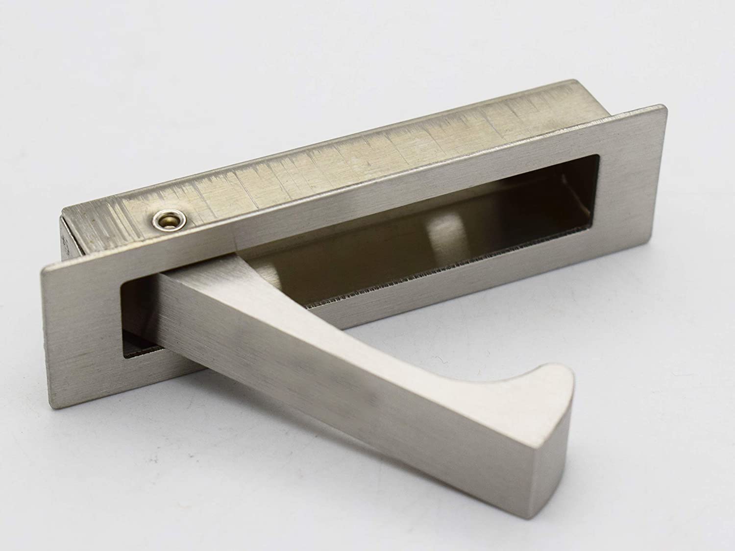 VicTac Premium Edge Pull Concealed fix Handle for Sliding Door Matt Steel Finish Zinc Door Handle Pack of 3 (B0B57FMDTP) Amazon Price History, Amazon Price Tracker