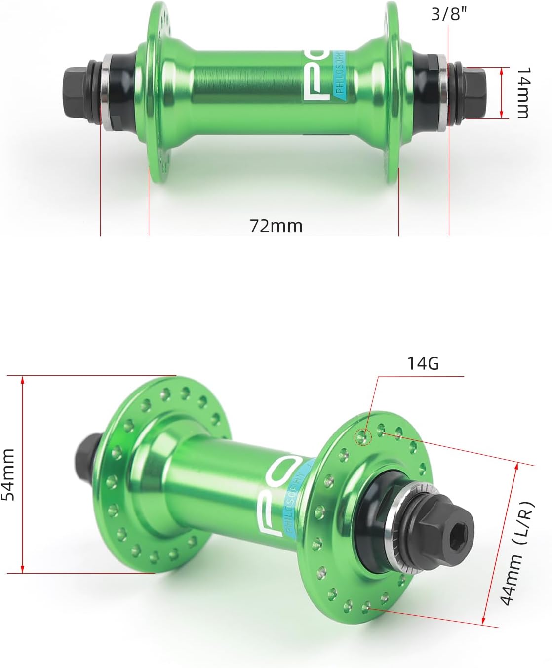 POLSO BH007 9T LHD RHD 5 Sealed Bearings BMX Hub Cassette Bicycle Hubs 120 Click Sounds Bike Hubs