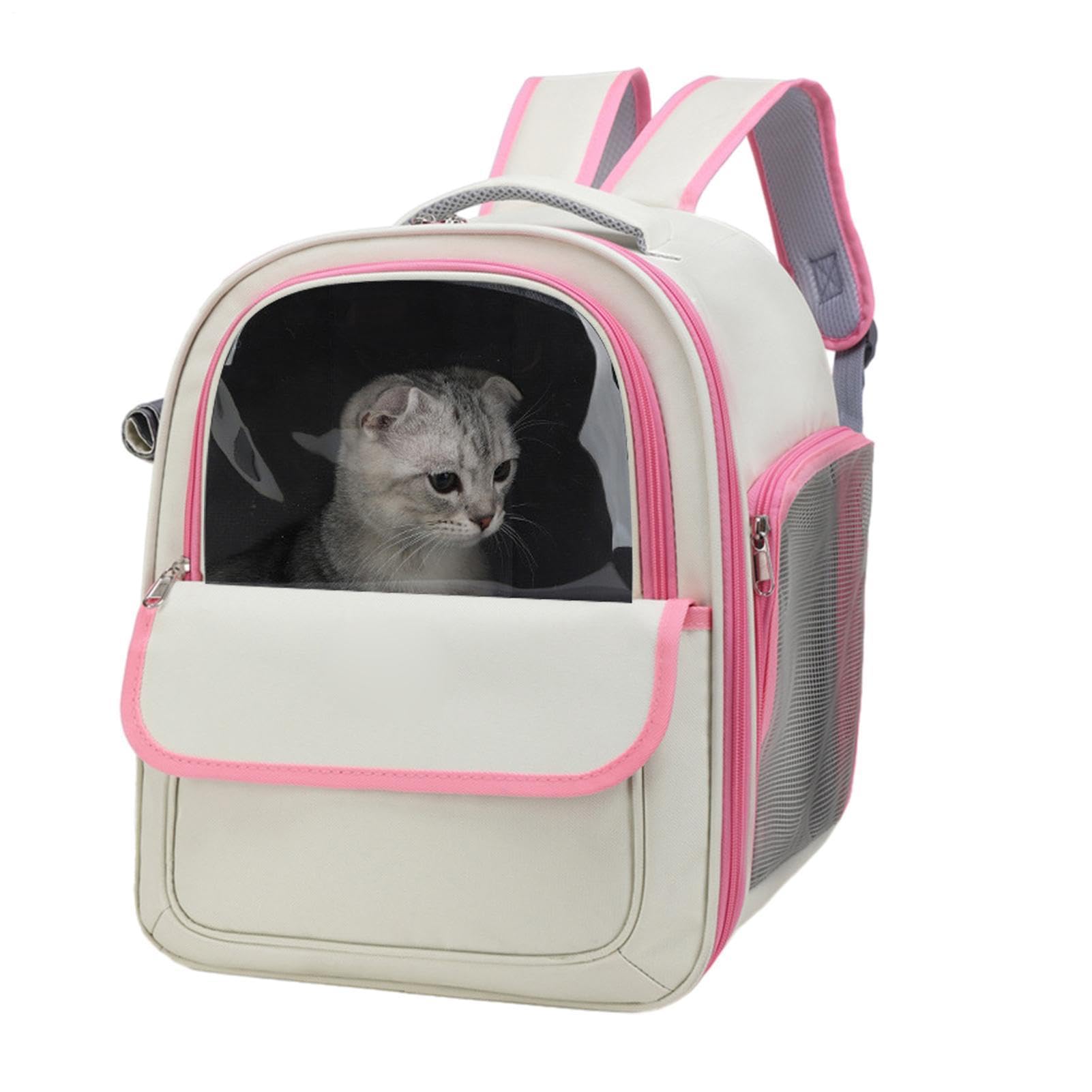 Trasportini per animali con zaino a bolle, Borsa per zaino per gatti Zaino | Zaino portaoggetti Spazioso, confortevole e leggero, trasportino per cani di piccola