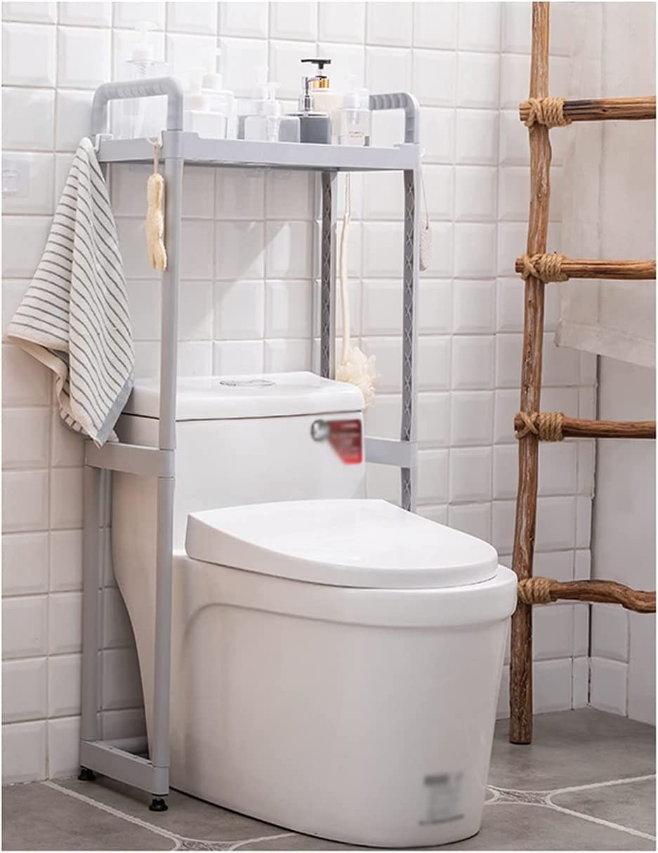 Amazon｜1段トイレ棚、調節可能な自立型トイレラック、多機能