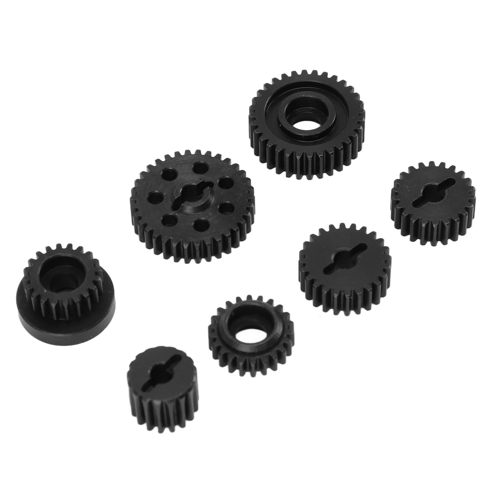 RC Gear Set 7PCS Engranajes de Repuesto Fuertes de Metal para Yikong