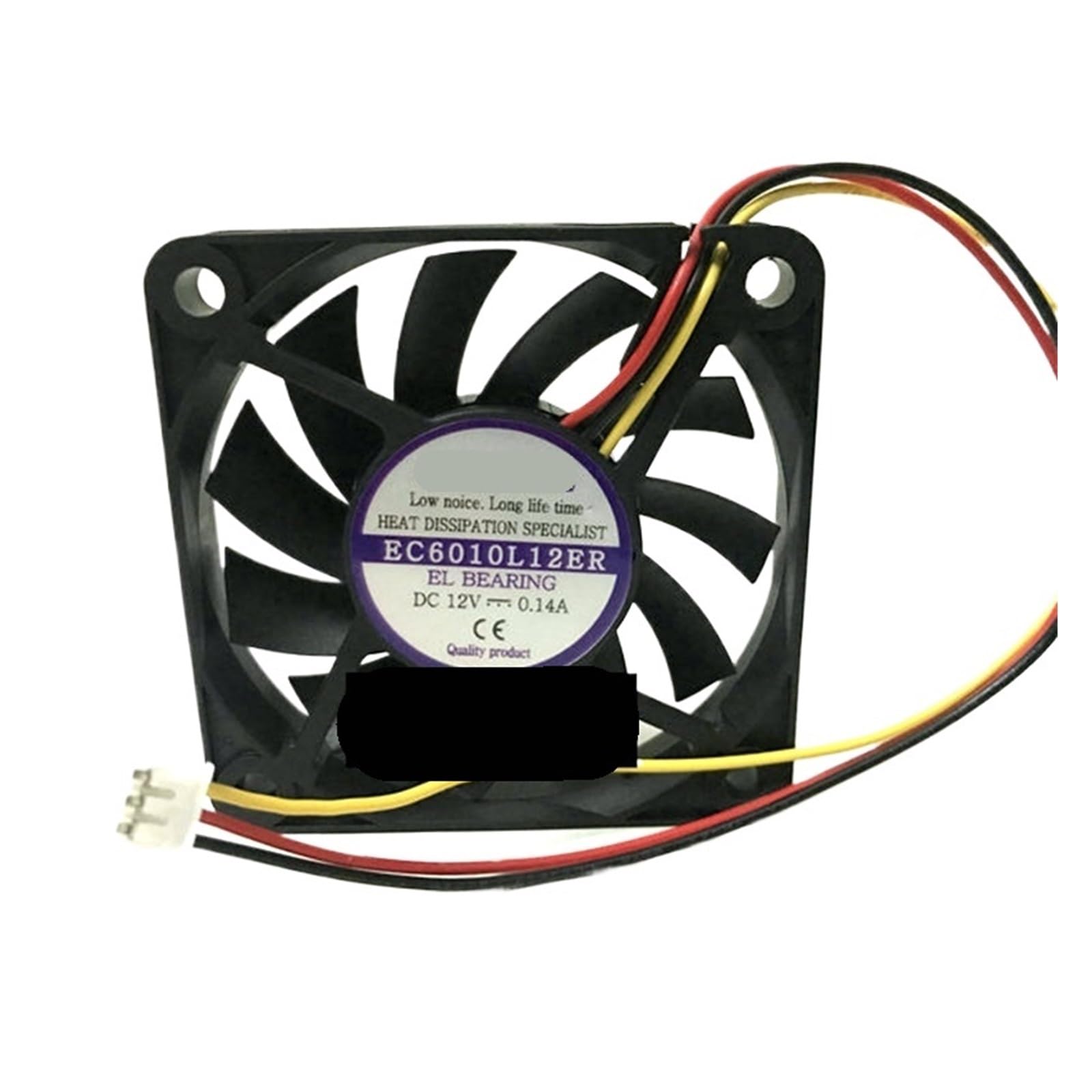 TYHUJKKL 60mm Fan EC6010L12ER 12V 0.14A 60 * 60 * 10mm Cooling Fan 60m Cooling Fan