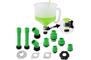 SWANLAKE No-Spill Coolant Funnel Kit, Spill Proof Funnel Bleeder