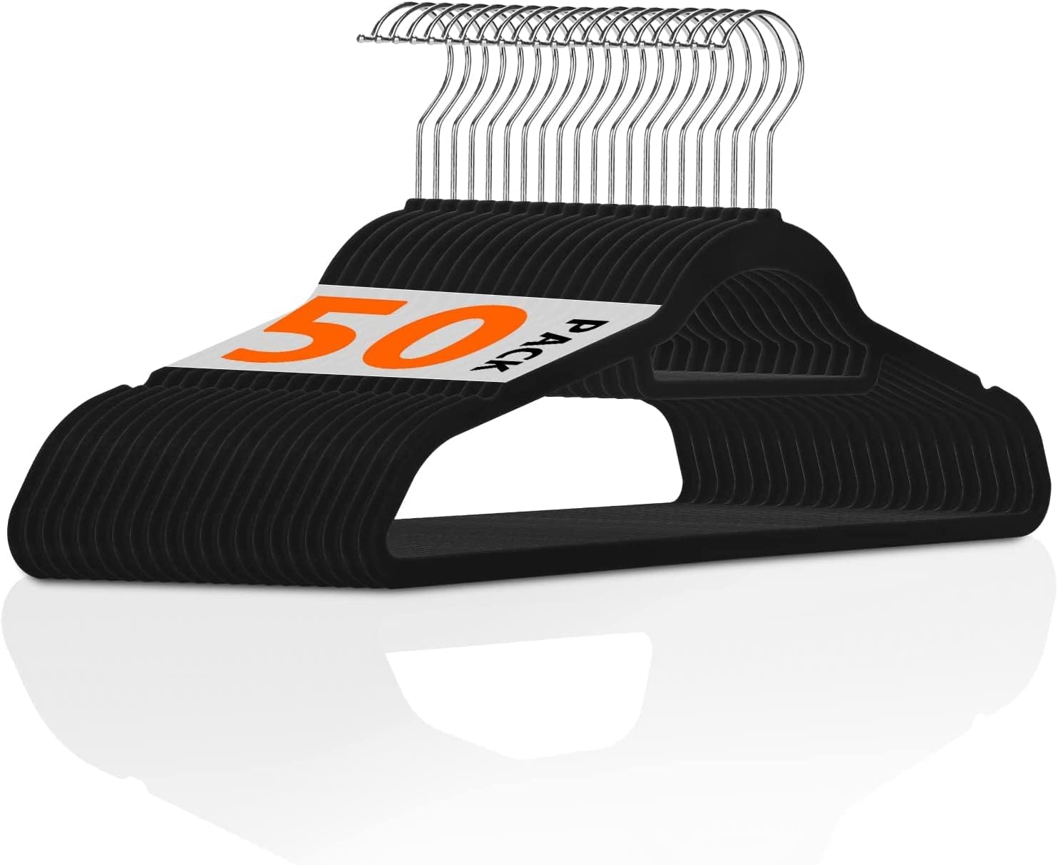 AzxecVcer Velvet Hangers Non Slip Felt Hangers with Tie Bar