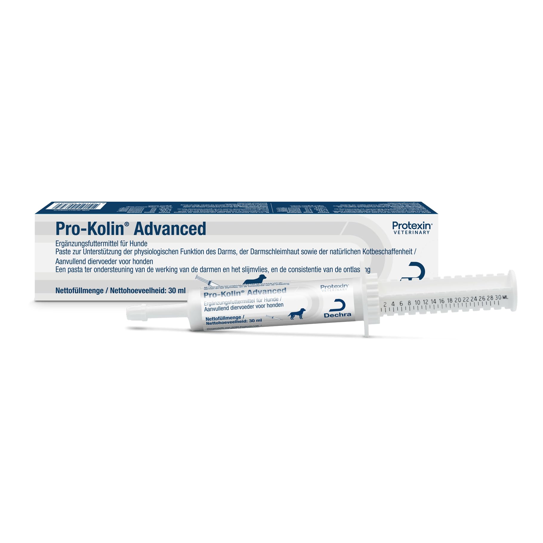 Dechra Pro-Kolin Advanced pour chiens | 30 ml | Complément alimentaire pour chiens | Pro- et prébiotiques hautement concentrés
