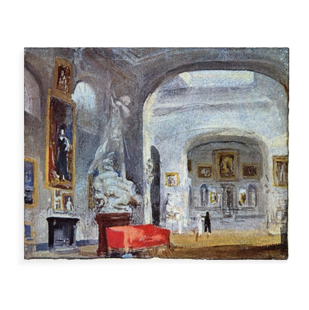 Paint by Numbers for Adults Landscape -Famous Paintings Joseph Mallord William Turner -The Nordgalerie - 40X50Cm Kids Canvas Acrylic Painting Kits,B5