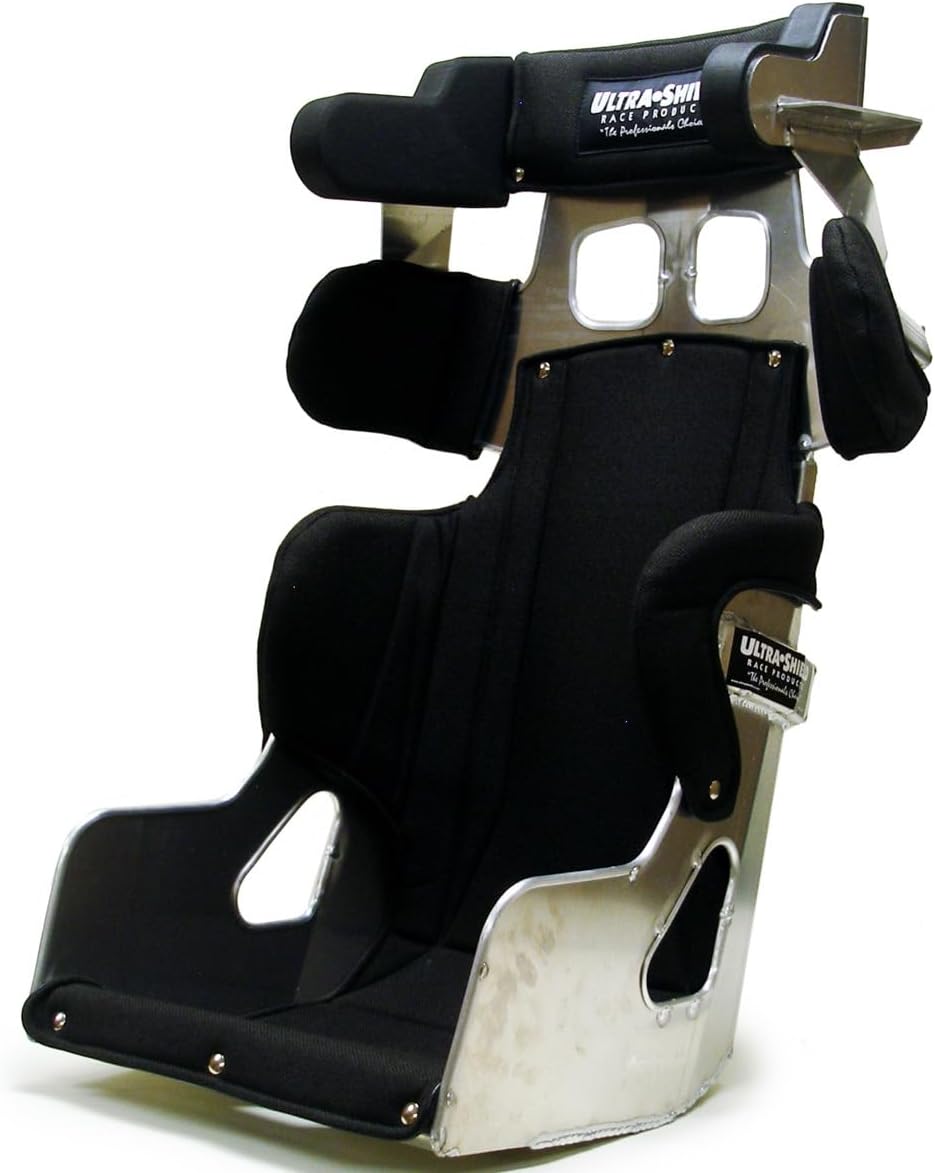 Seat - 16in FC1 10 Degree | 16 in Wide - 1 in Taller - 10 Degree Layback - Black Cover Included - Aluminum Frame - Racing Seat - Kit
